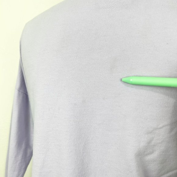 Adidas Logo Hoodie Purple Pullover Sweater Youth Large - stained - - Picture 10 of 12